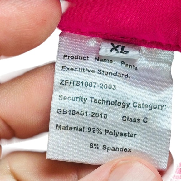 EUC BenBoy Women’s Bright Pink Outdoor/Ski/Snow Pants with Black Accents Sz XL - Picture 10 of 12